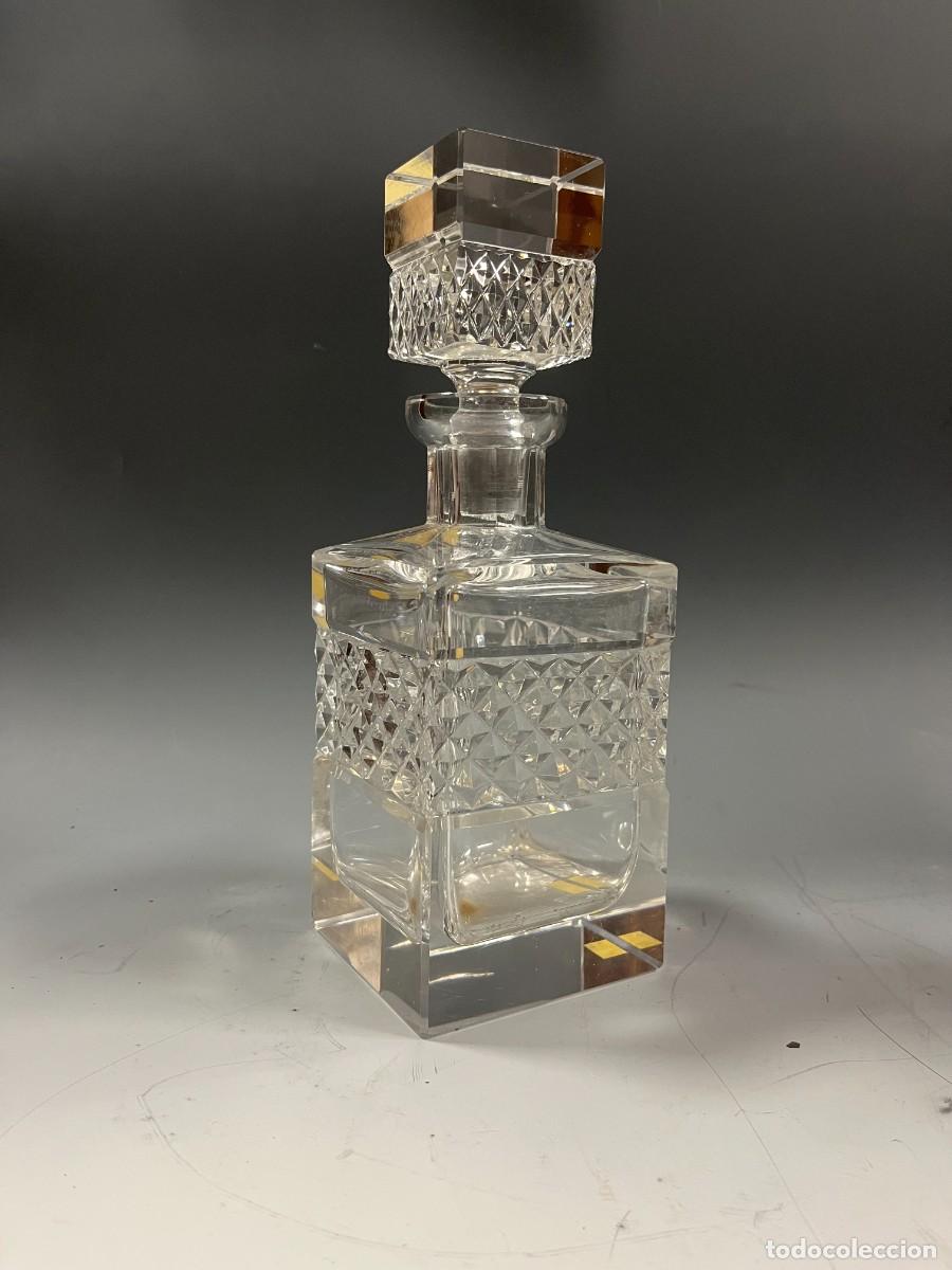 Botellas antiguas: BOTELLA LICORERA DE POSSEIL CRISTAL - Foto 2