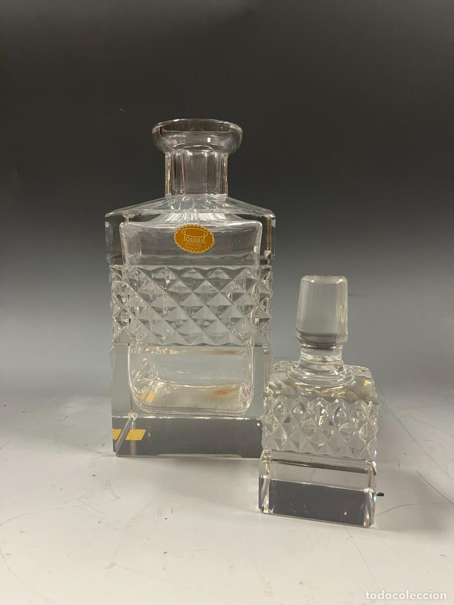 Botellas antiguas: BOTELLA LICORERA DE POSSEIL CRISTAL - Foto 3