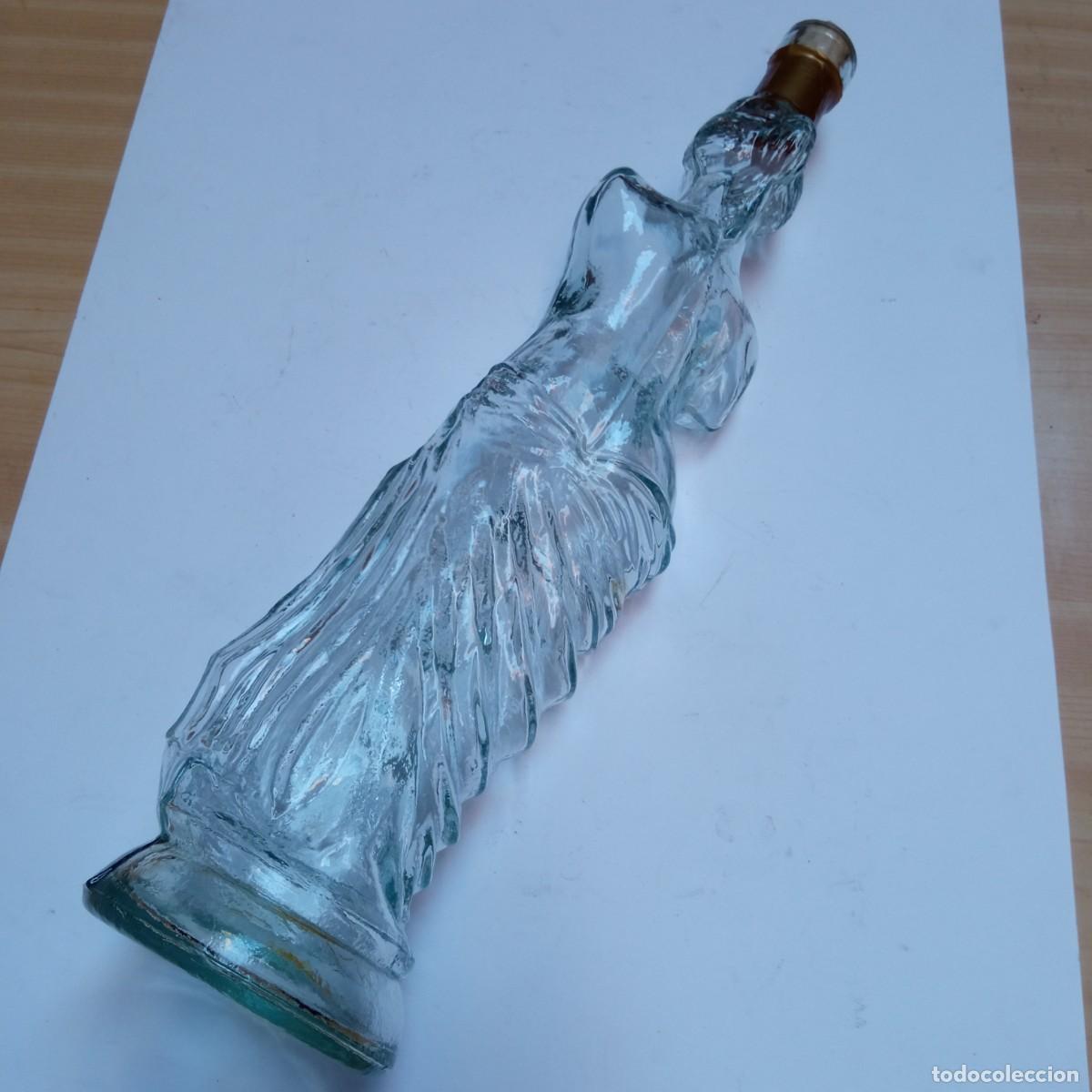 Botellas antiguas: figura de cristal botella - Foto 17