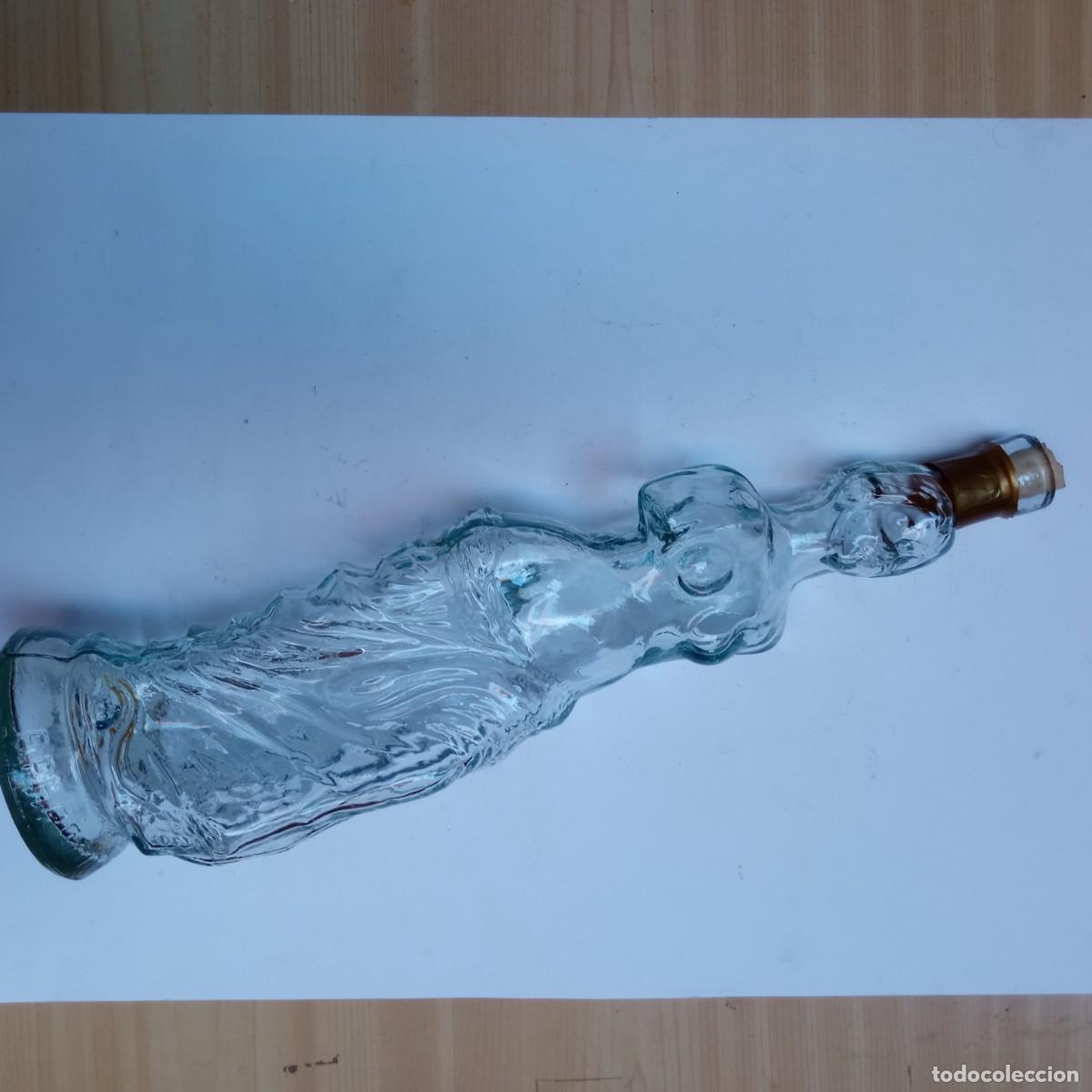 Botellas antiguas: figura de cristal botella - Foto 18
