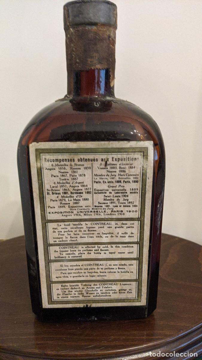 Botellas antiguas: ANTIGUA BOTELLA COINTREAU - Foto 4