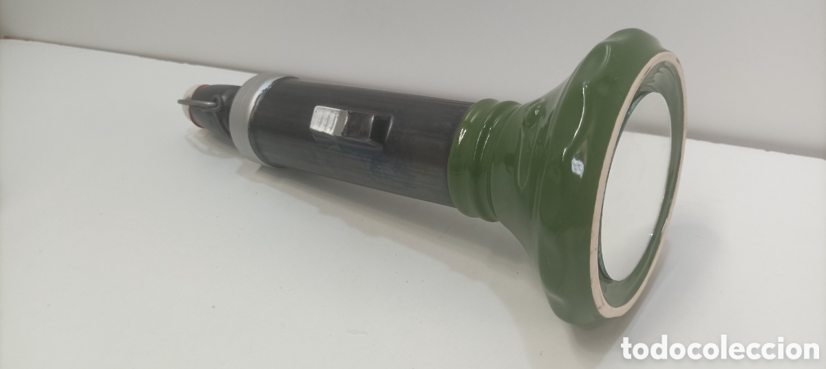 Botellas antiguas: BOTELLA DE CER&Aacute;MICA DECORATIVA FORMA DE LINTERNA - Foto 1