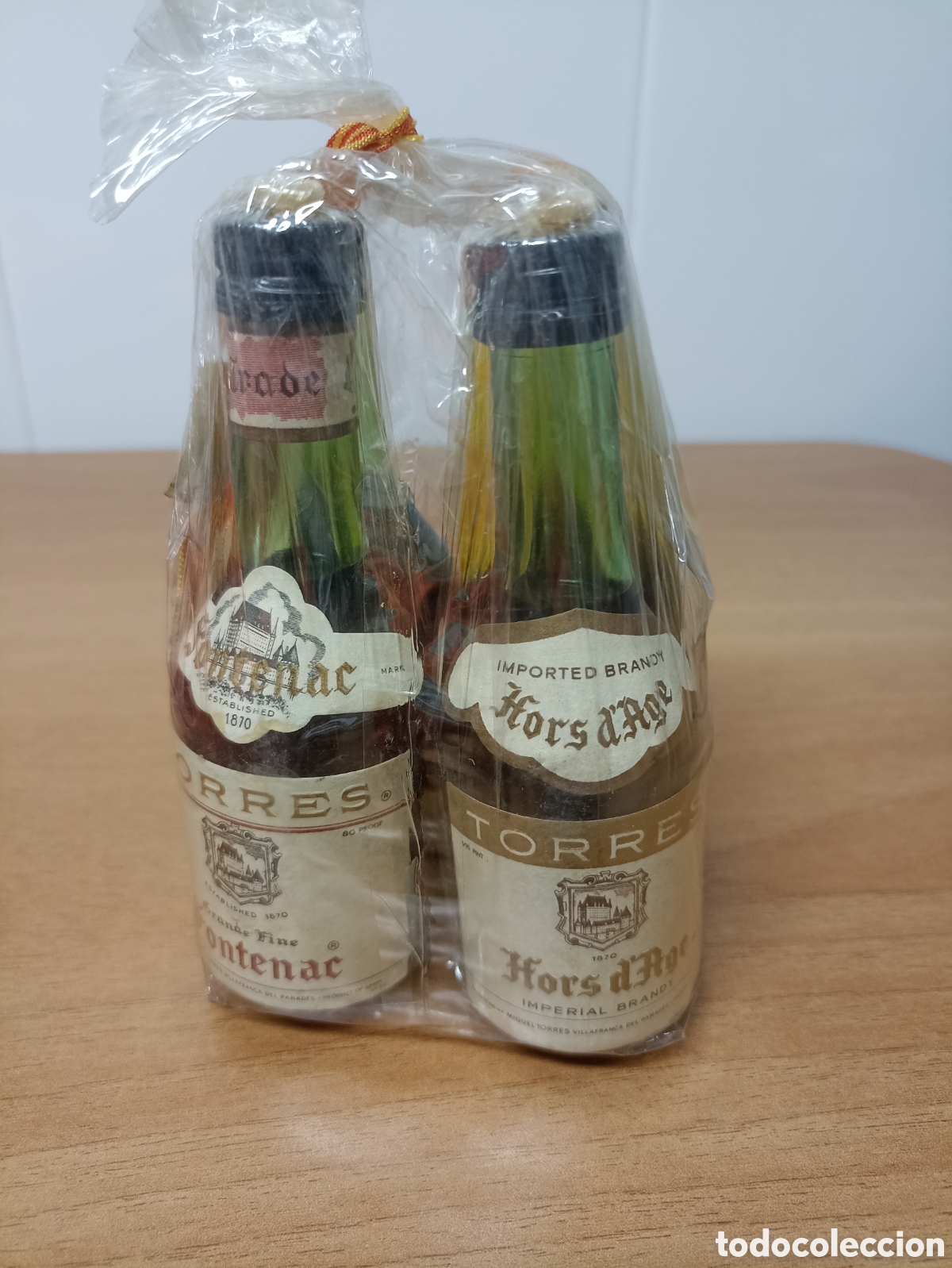 Botellas antiguas: MINIATURAS BRANDY TORRES - Foto 9