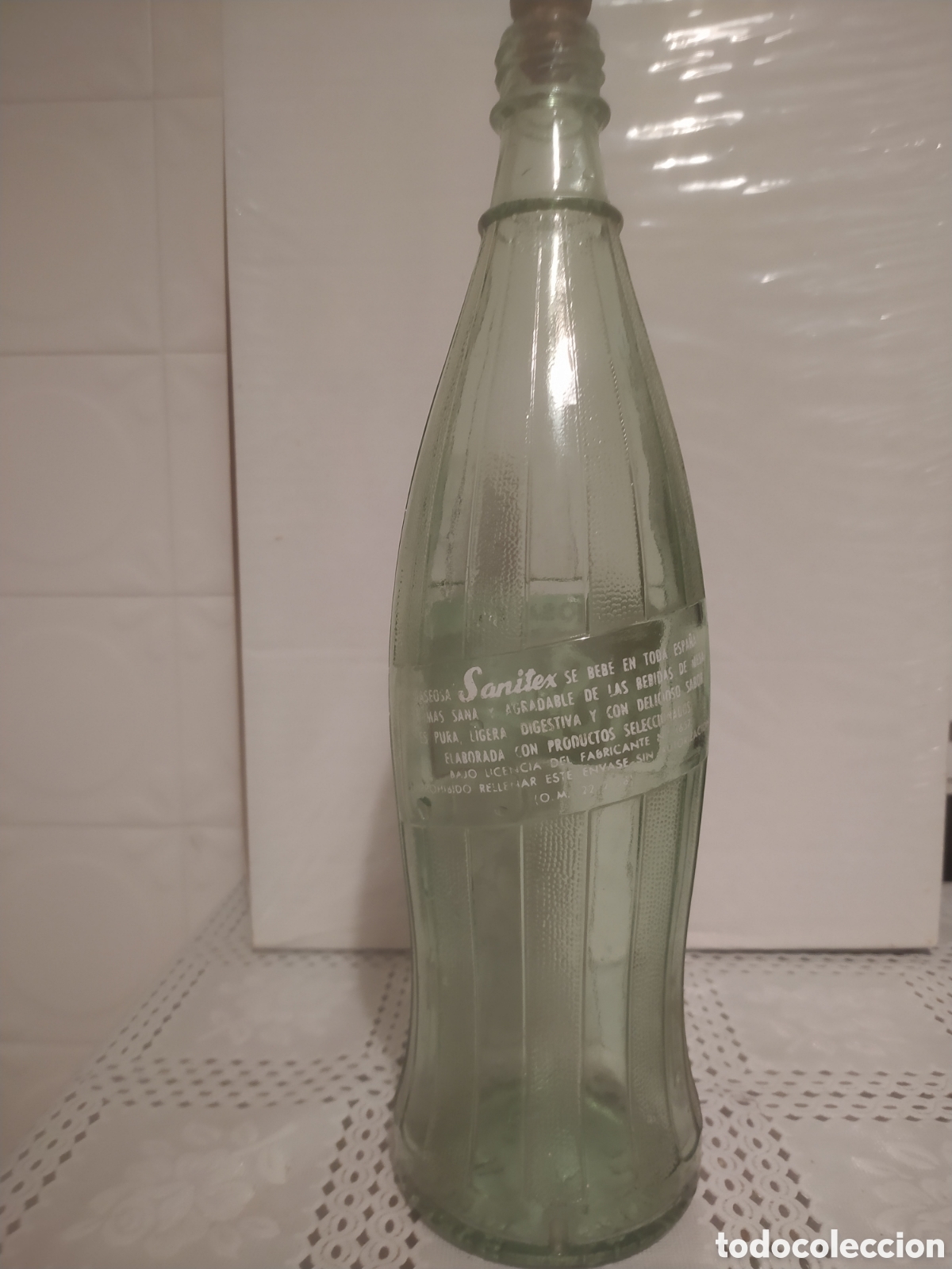 Botellas antiguas: Botella gaseosa Sanitex - Foto 2