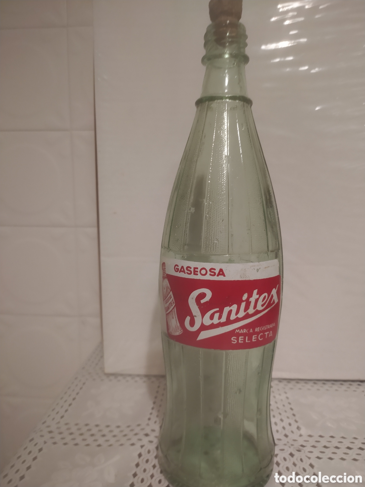 Botellas antiguas: Botella gaseosa Sanitex - Foto 1