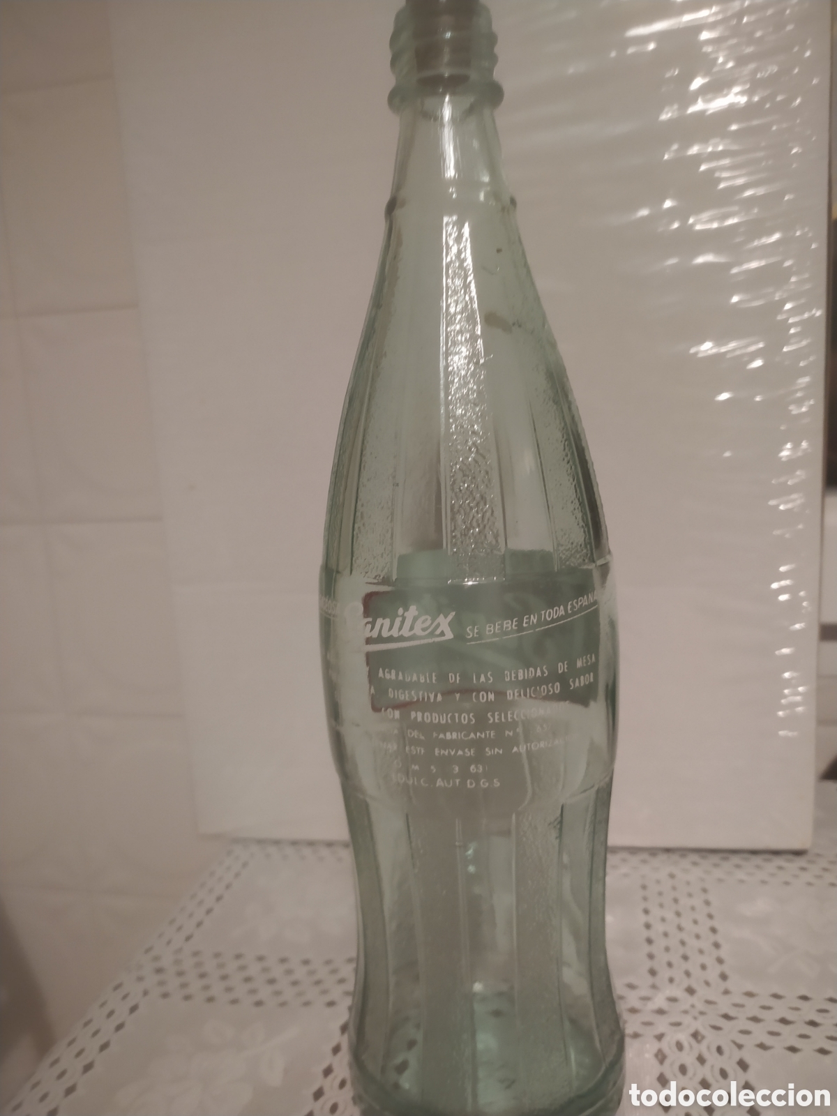 Botellas antiguas: Botella de gaseosa Sanitex - Foto 2