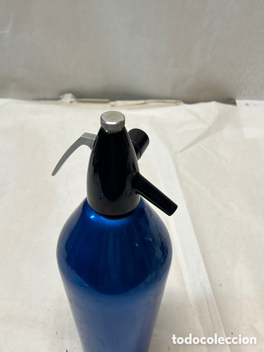 Botellas antiguas: Sif&oacute;n aluminio - Foto 4