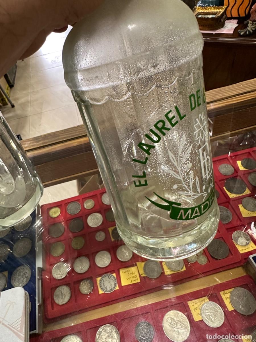Botellas antiguas: Sif&oacute;n antiguo el laurel de Baco, Madrid - Foto 4
