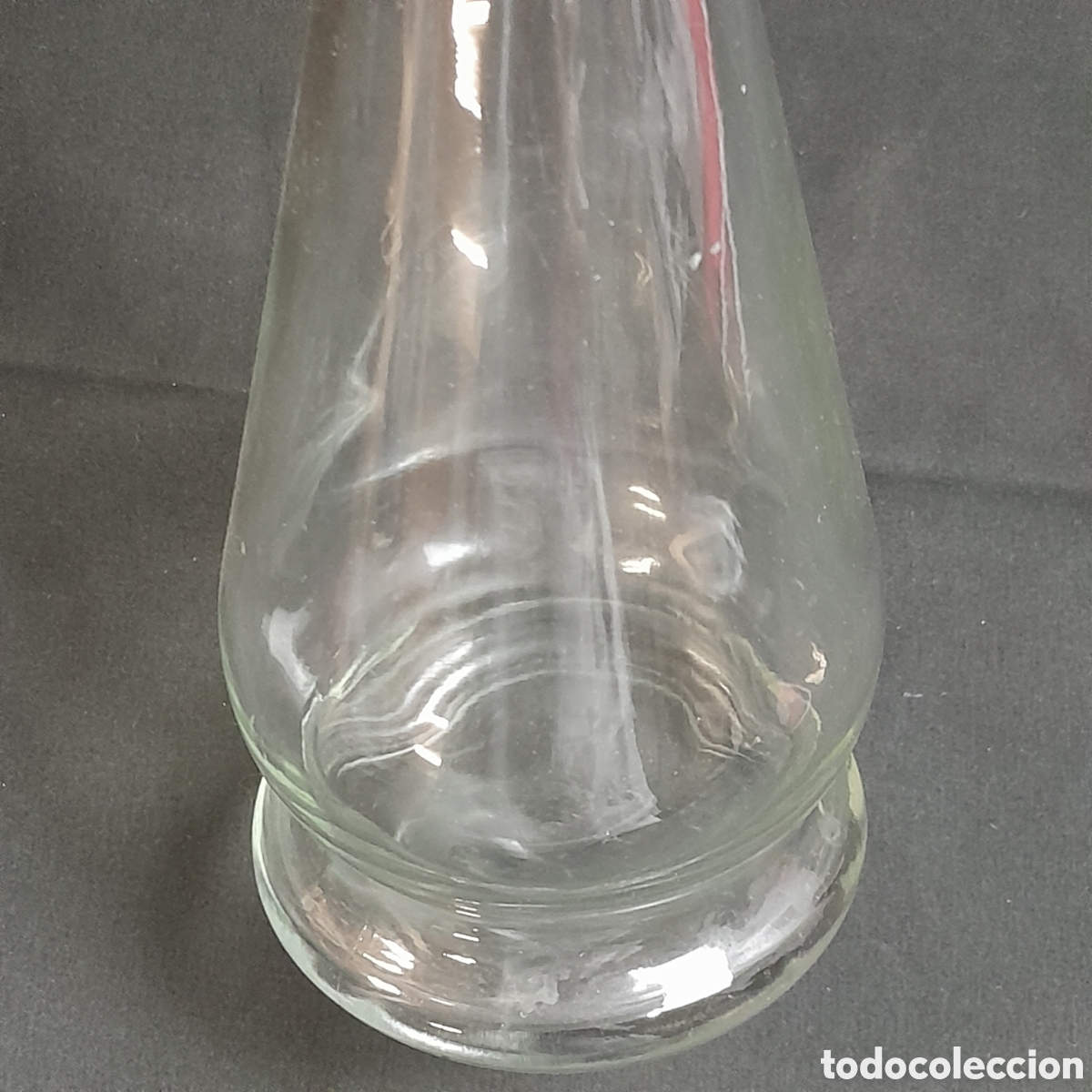 Botellas antiguas: BOTELLA DE CRISTAL. FINALES SIGLO XX. - Foto 4