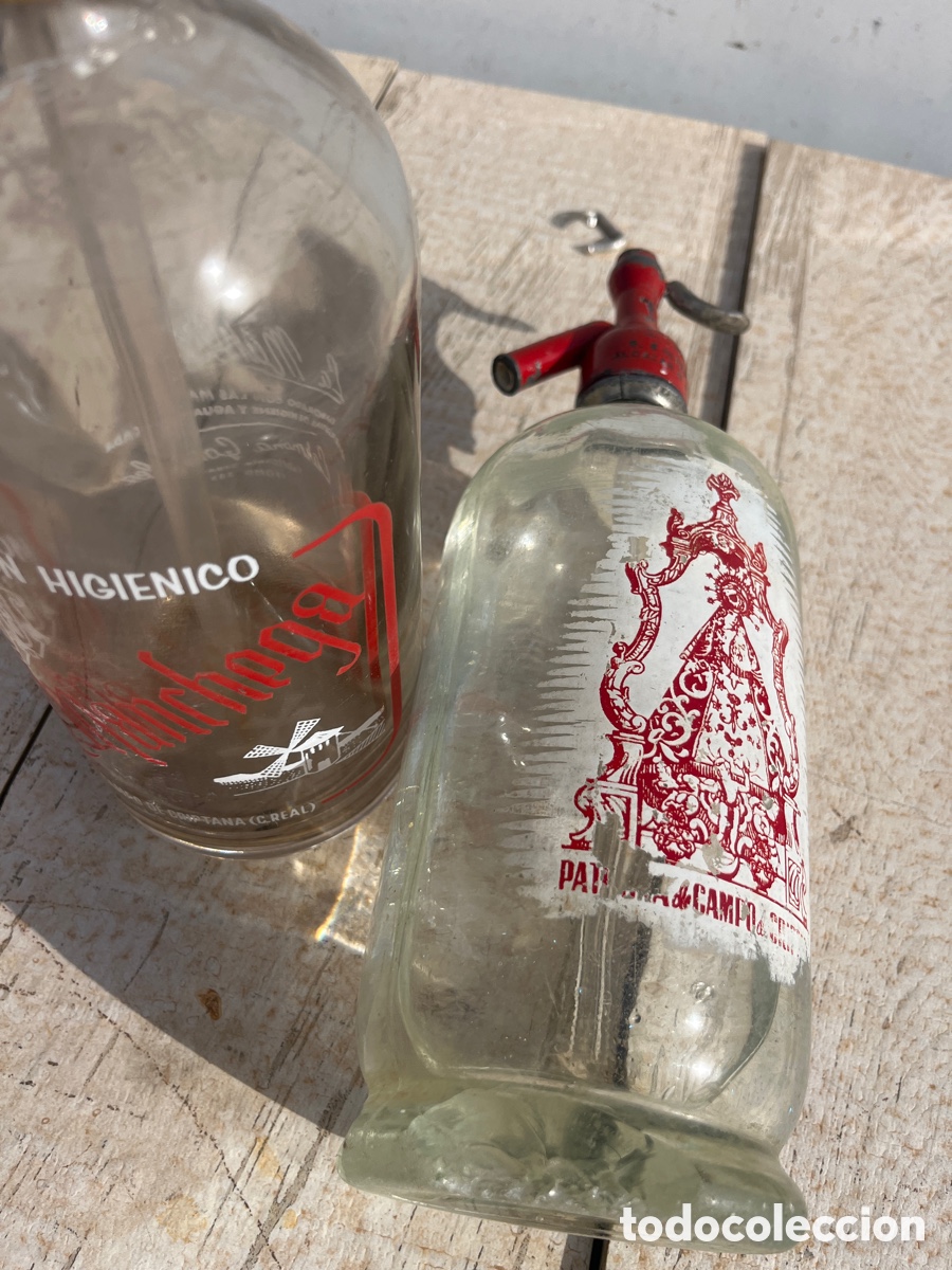 Botellas antiguas: Sifones de campo de Criptana - Foto 3