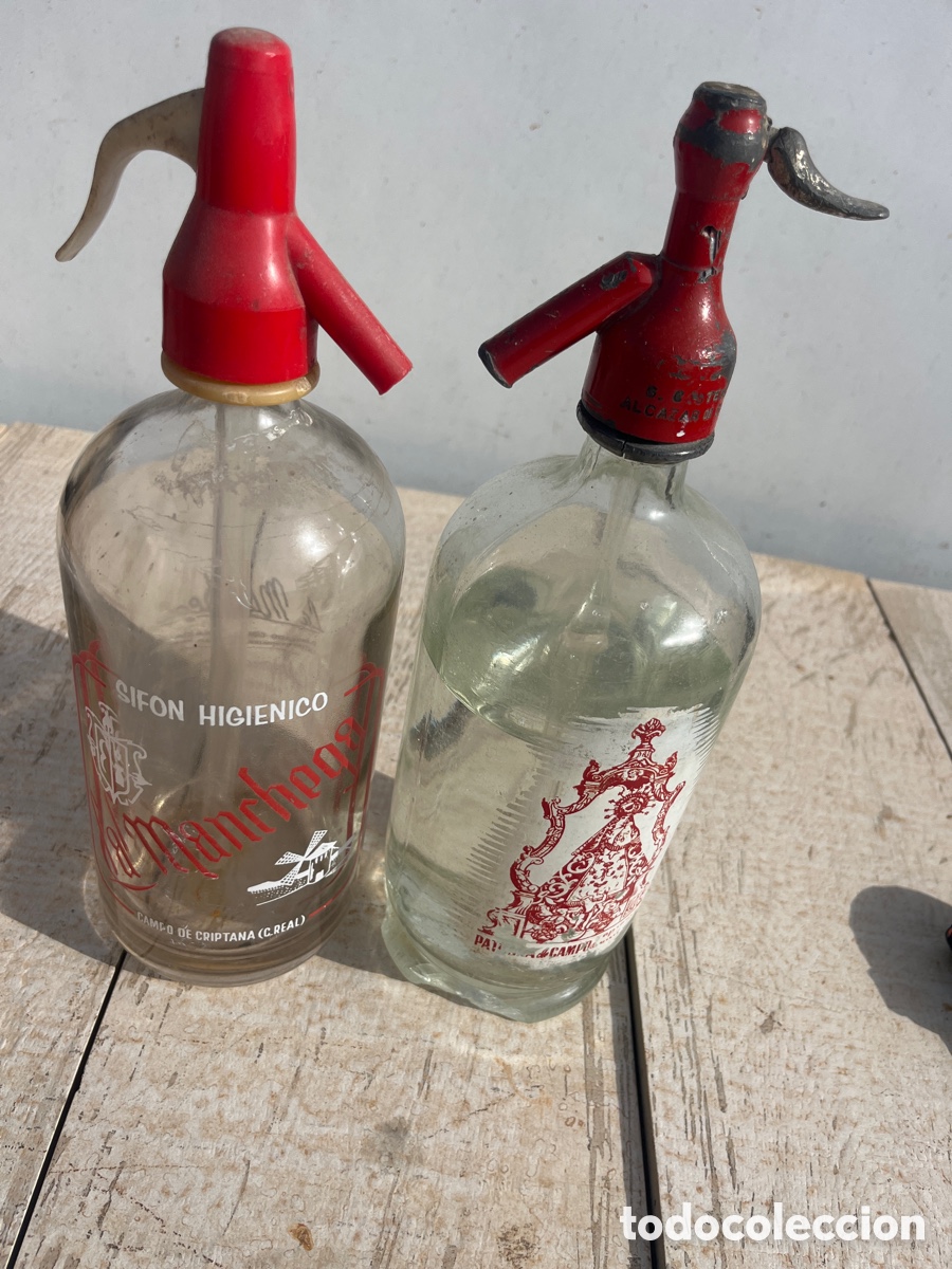 Botellas antiguas: Sifones de campo de Criptana - Foto 1