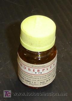 Botellas antiguas: FRASCO HUBERPLEX 5 mg - Foto 1