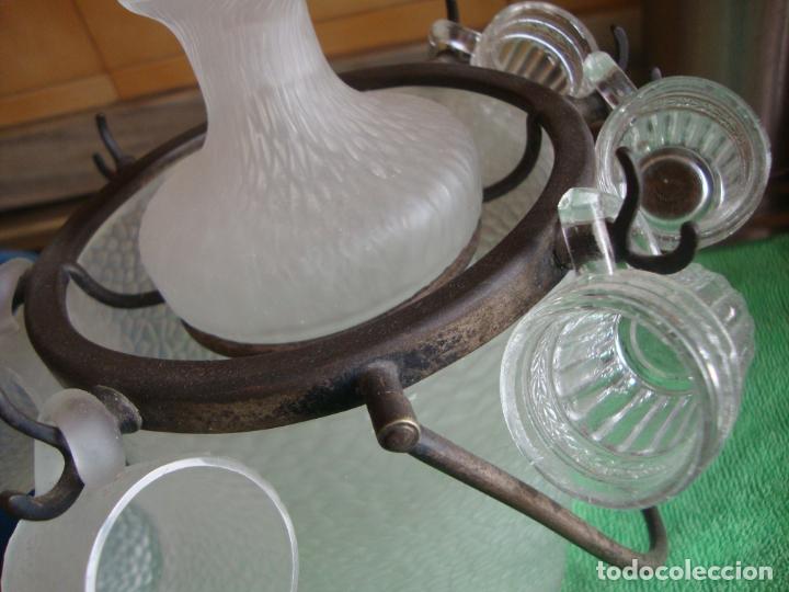 Botellas antiguas: juego botella y vasitos - Foto 2