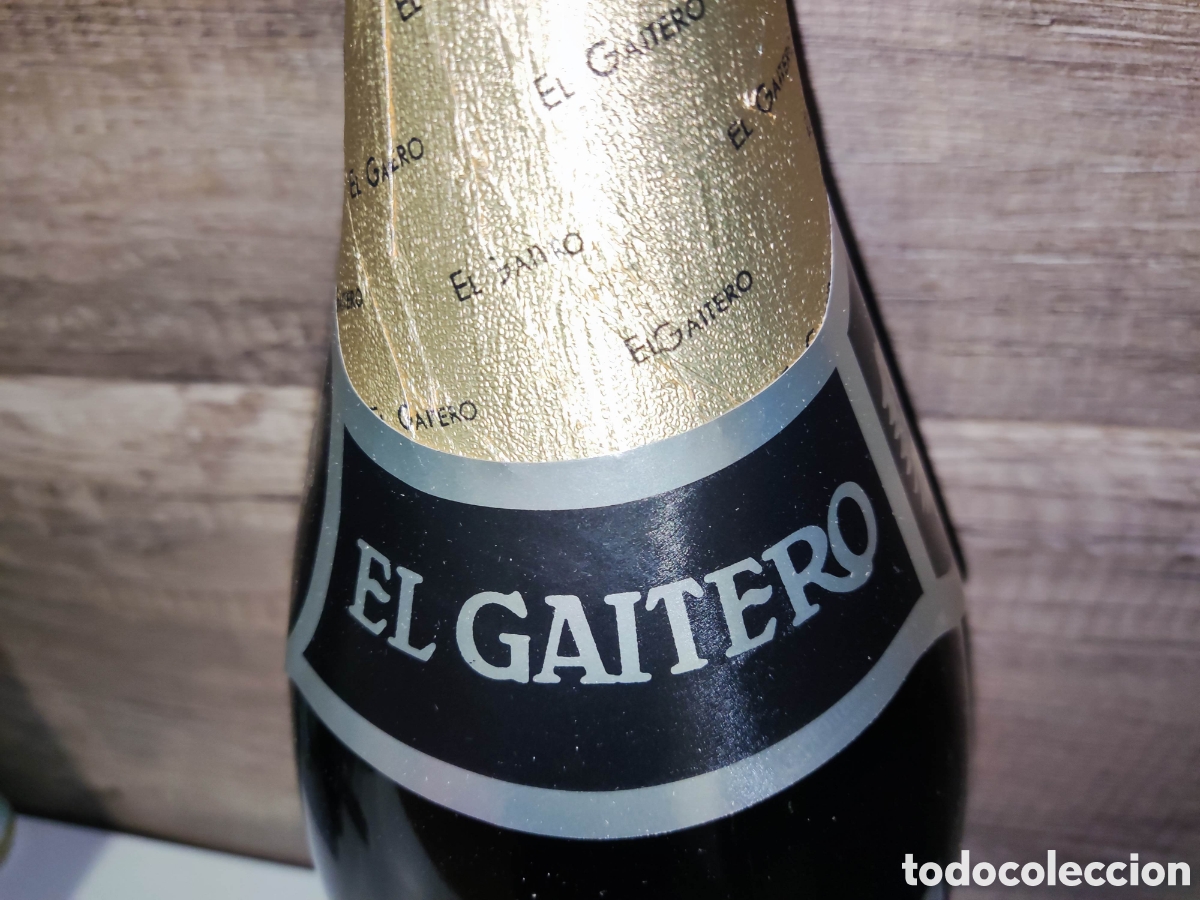 Botellas antiguas: BOTELLA SIDRA EL GAITERO 3 LITROS - Foto 7