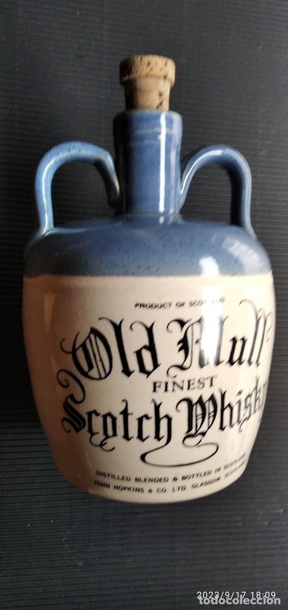 Botellas antiguas: CANECO 2 ASAS,CERAMICA/PORCELANA ESMALTADA,WHISKY-OLD MULL,FINEST SCOTCH WISKY.
