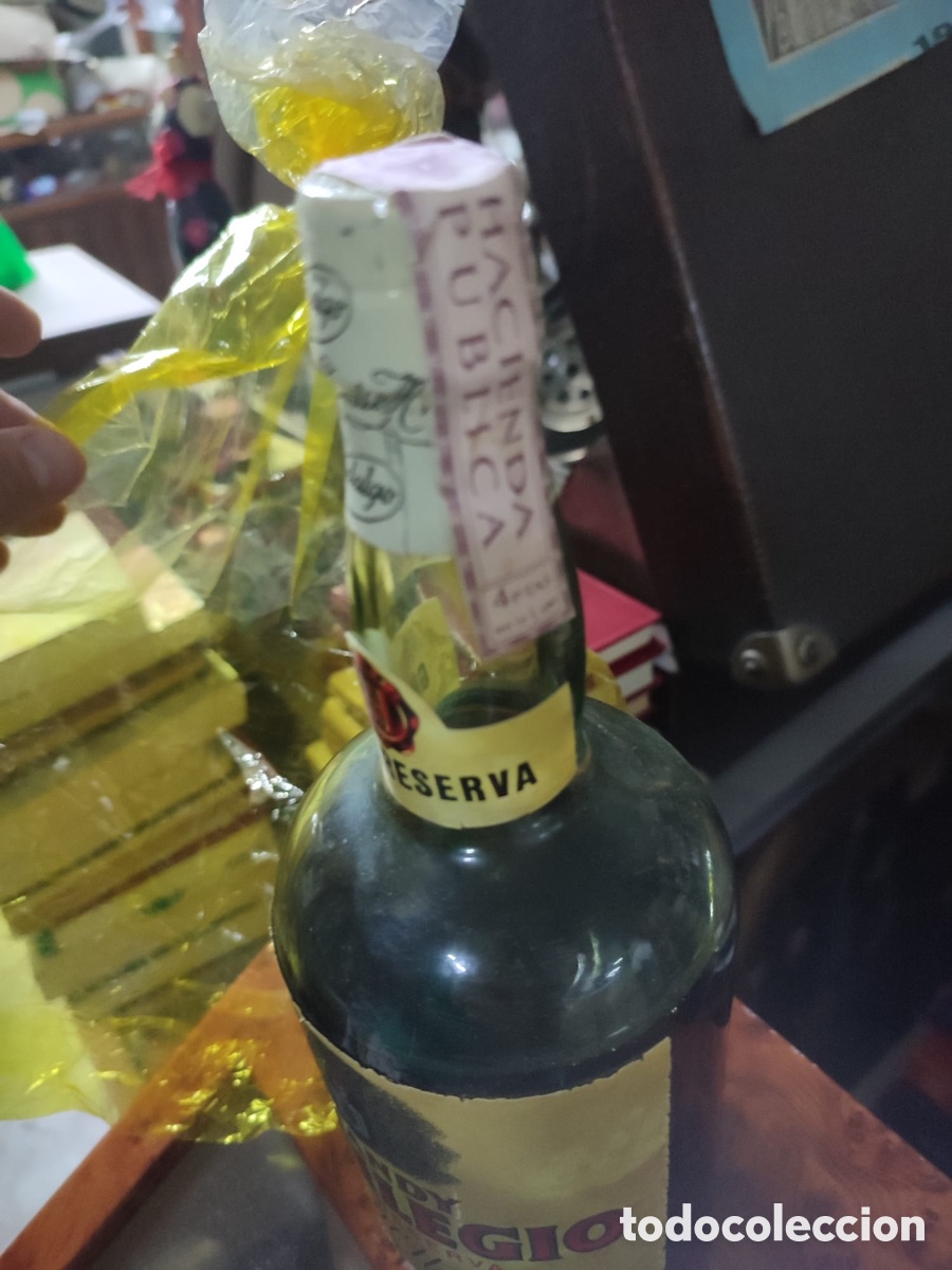 Botellas antiguas: Brandy Privilegio Bebida - Foto 3