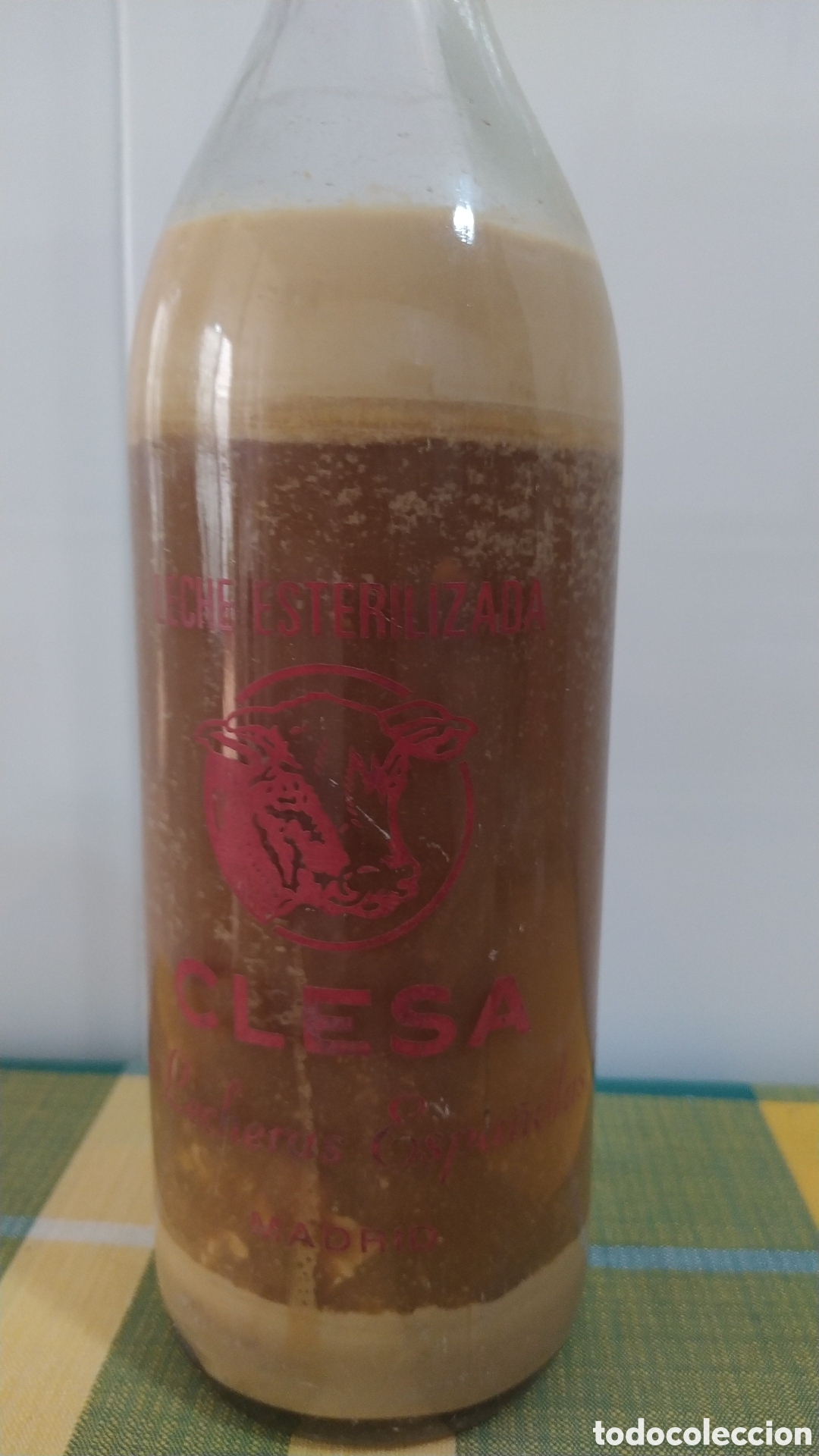 Botellas antiguas: ANTIGUA BOTELLA DE LECHE - Foto 8