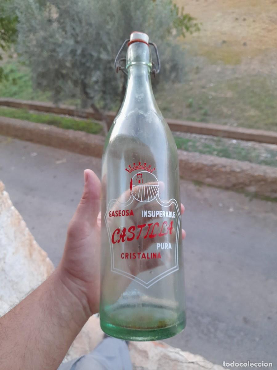 Botellas antiguas: Botella de gaseosa Castilla - Foto 2