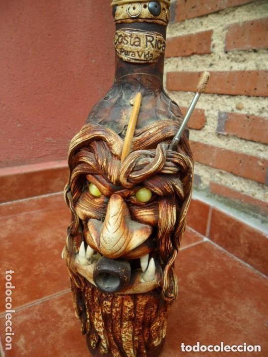 Botellas antiguas: ORIGINAL BOTELLA ANTIGUA - VAC&Iacute;A - Foto 3