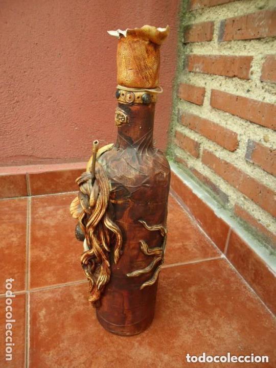 Botellas antiguas: ORIGINAL BOTELLA ANTIGUA - VAC&Iacute;A - Foto 6