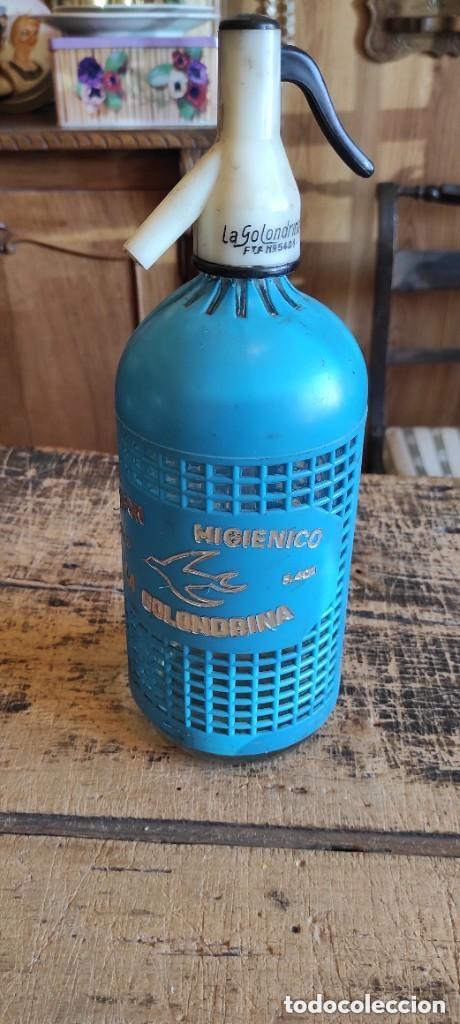 Botellas antiguas: SIF&Oacute;N LA GOLONDRINA - Foto 1
