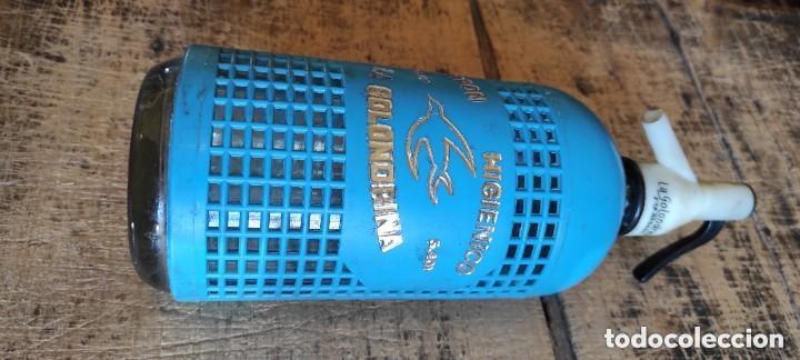 Botellas antiguas: SIF&Oacute;N LA GOLONDRINA - Foto 3