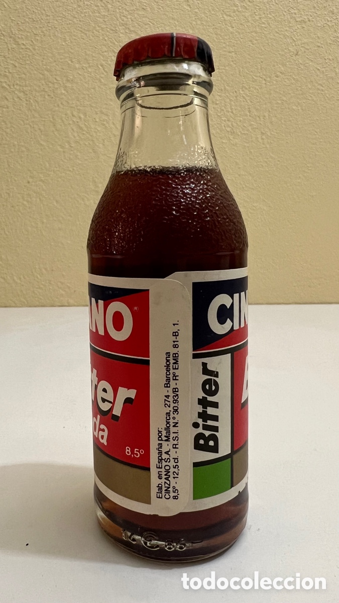 Botellas antiguas: BOTELLA CINZANO LLENA - Foto 2