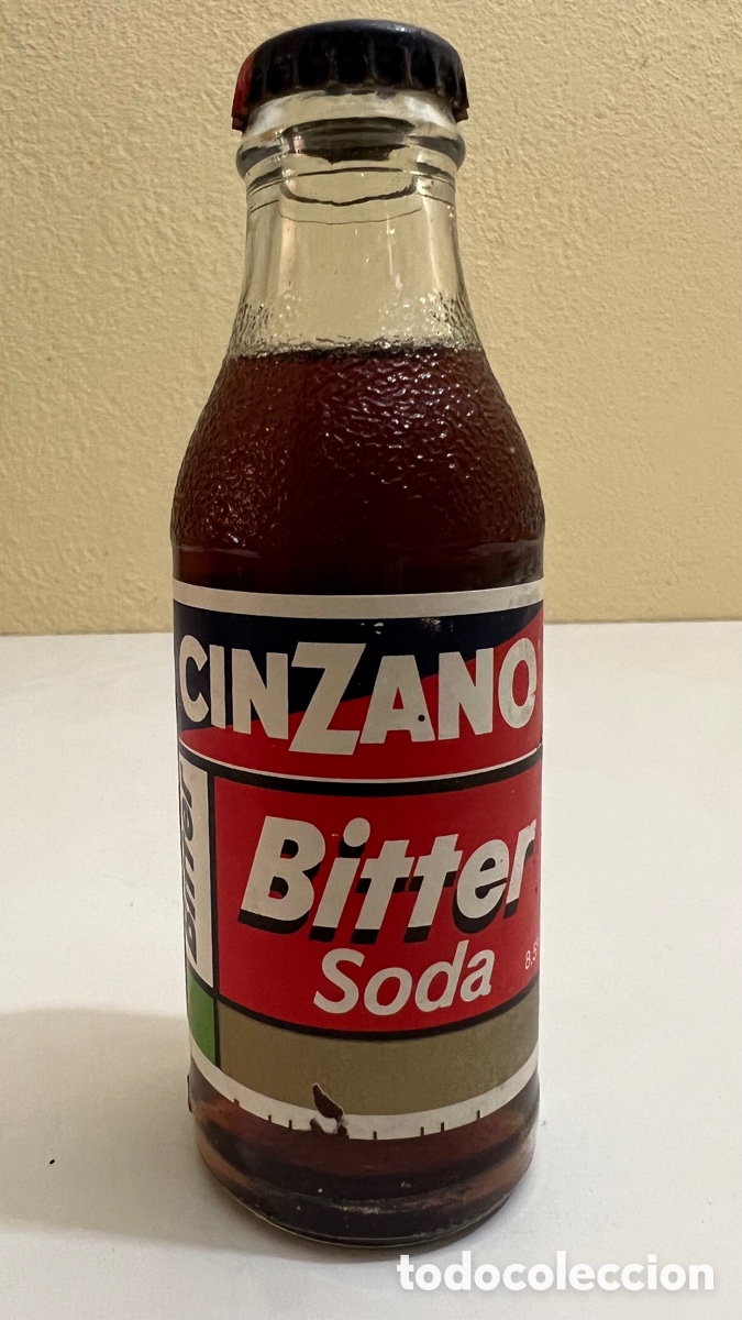 Botellas antiguas: BOTELLA CINZANO LLENA - Foto 3