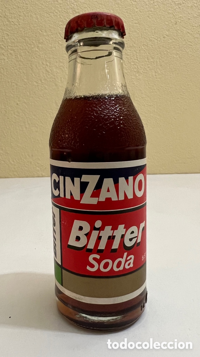 Botellas antiguas: BOTELLA CINZANO LLENA - Foto 1