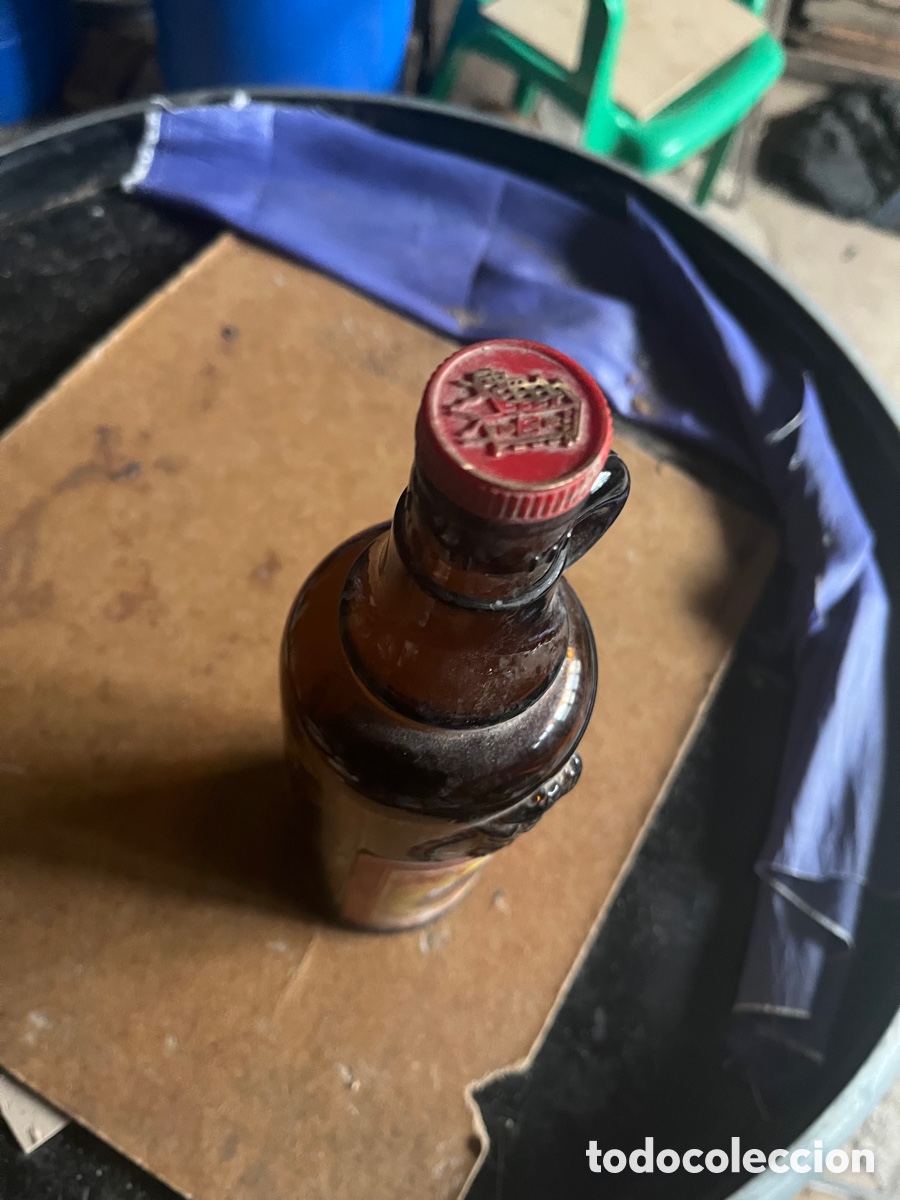 Botellas antiguas: Cuenca botella asa Cristal Resoli - Foto 3