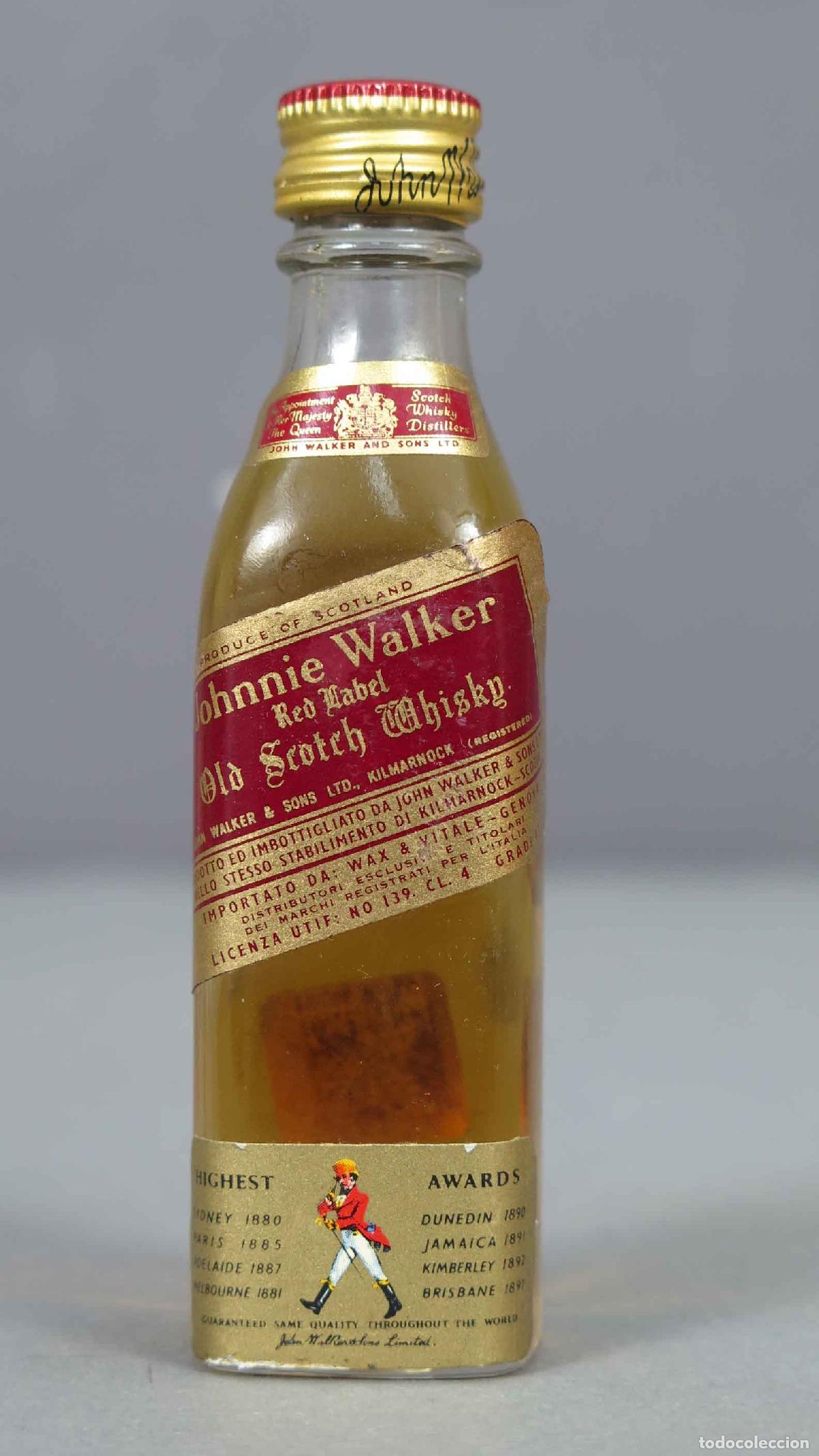 Botellas antiguas: BOTELLIN. Johnnie Walker Red Label - Foto 1