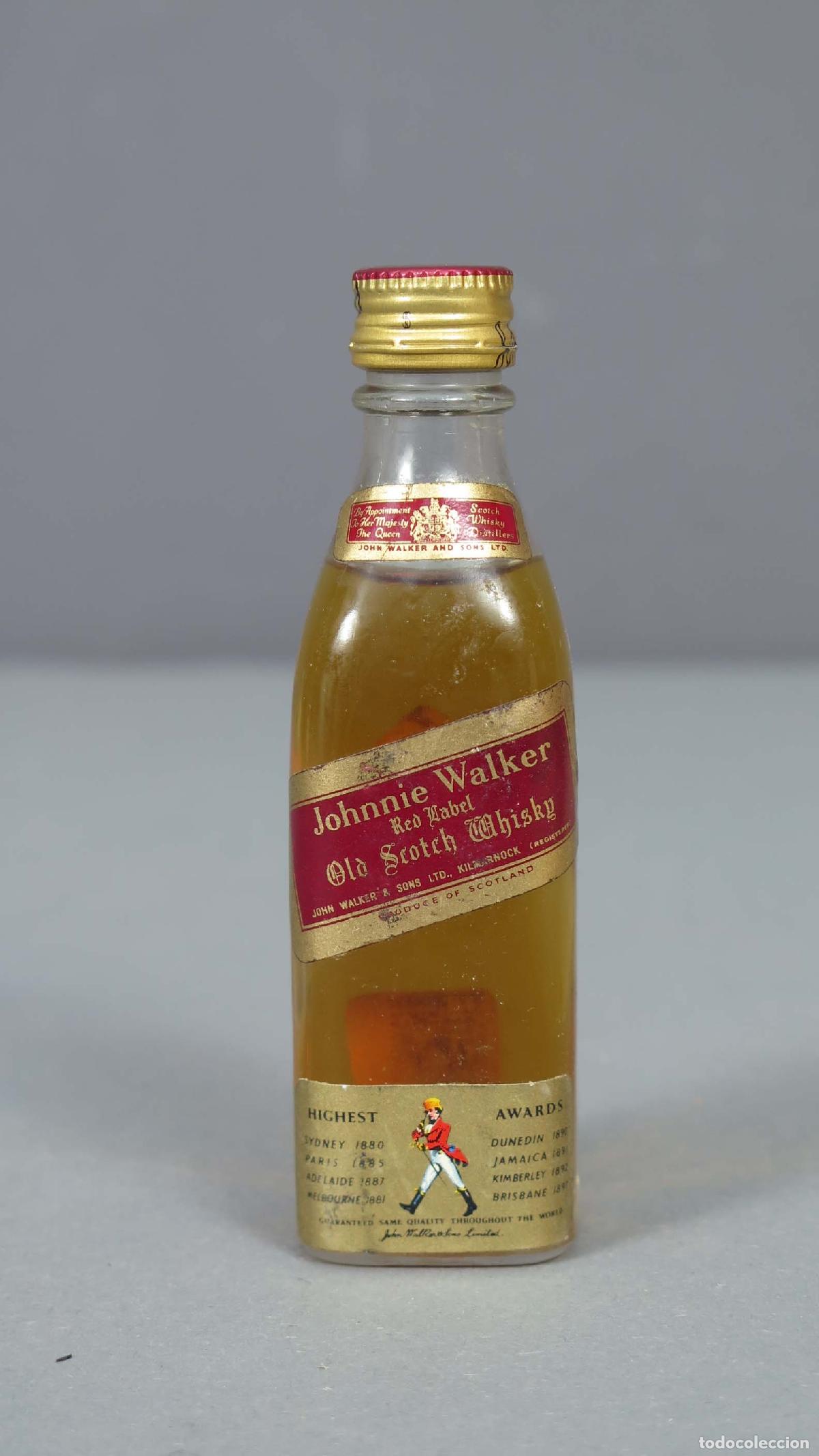 Botellas antiguas: BOTELLIN. Johnnie Walker Red Label - Foto 1