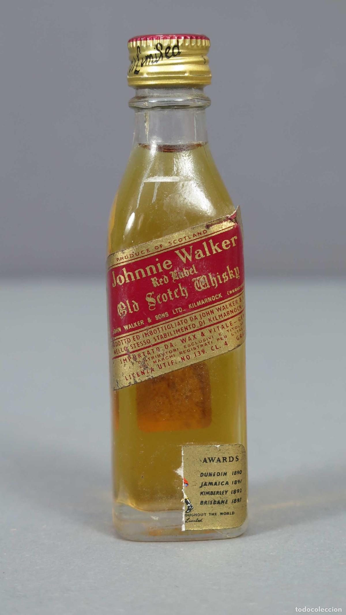 Botellas antiguas: BOTELLIN. Johnnie Walker Red Label, - Foto 1