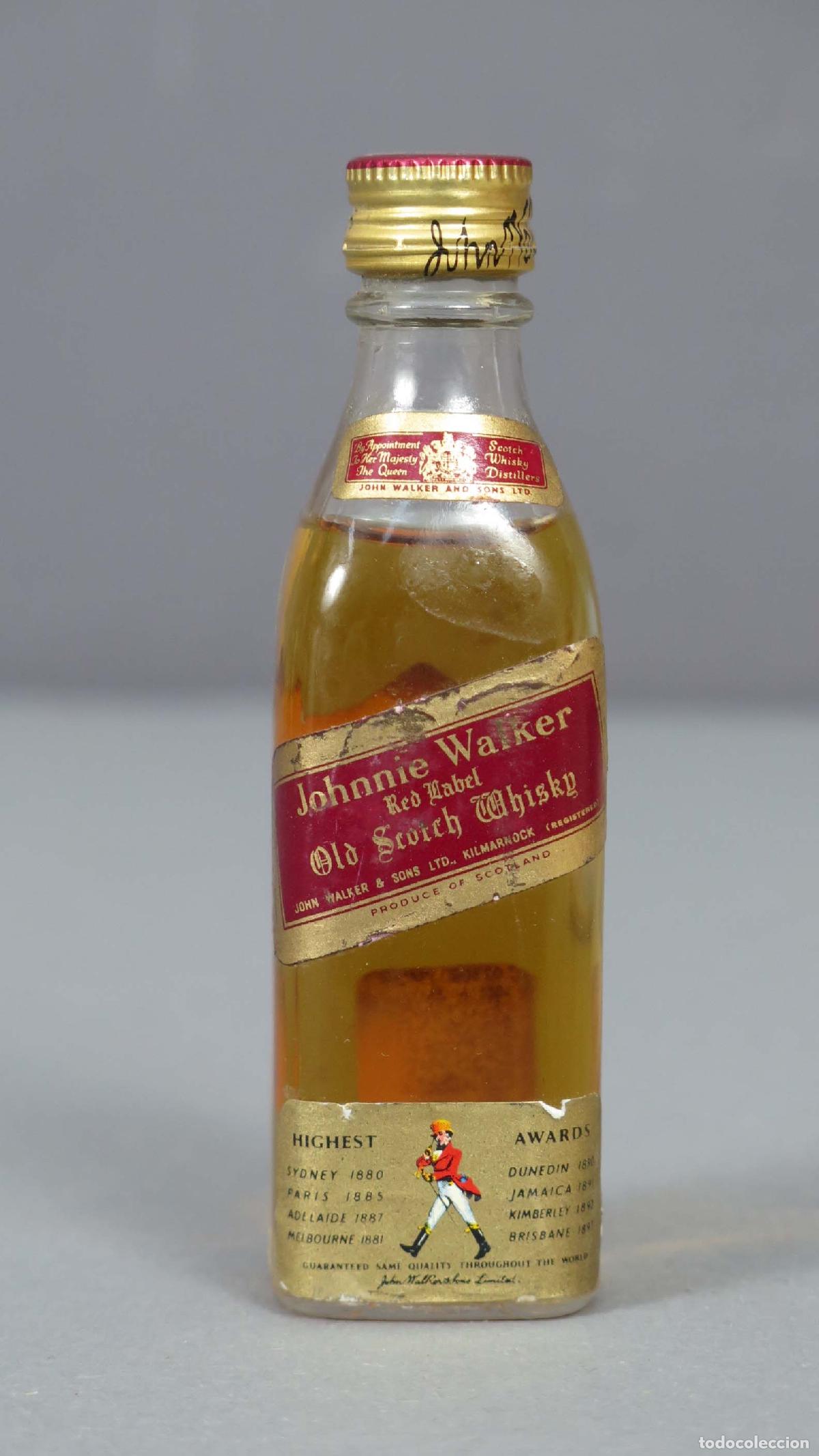 Botellas antiguas: BOTELLIN. Johnnie Walker Red Label - Foto 1