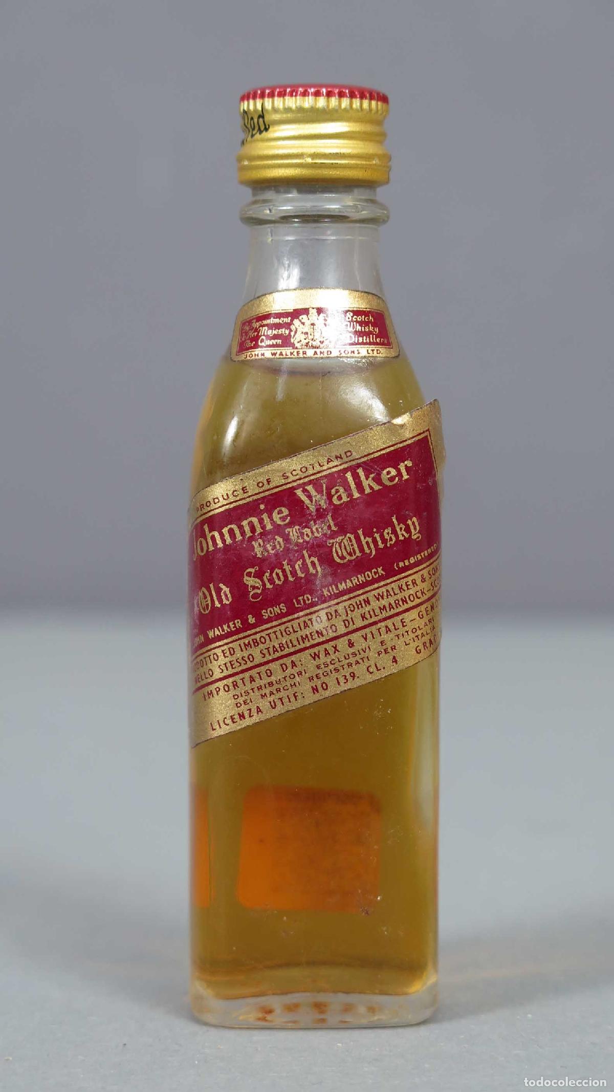 Botellas antiguas: BOTELLIN. Johnnie Walker Red Label - Foto 1