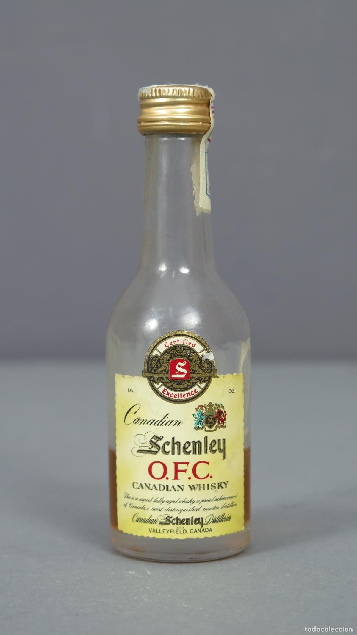 Botellas antiguas: BOTELLIN. SCHENLEY OFC - Foto 1