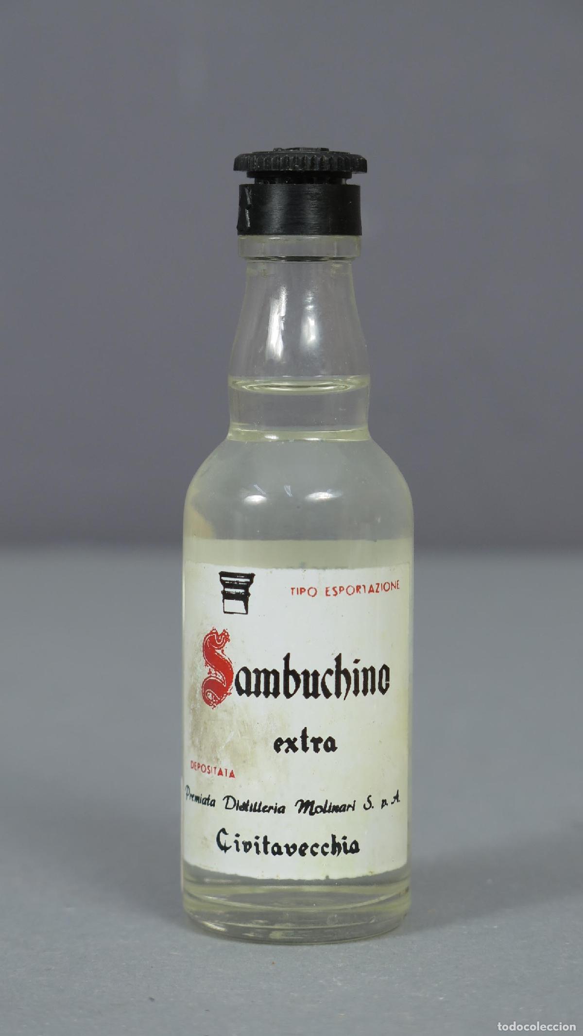 Botellas antiguas: BOTELLIN. SAMBUCHINO EXTRA - Foto 1