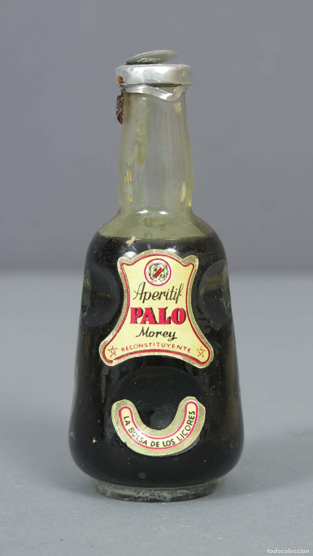 Botellas antiguas: BOTELLIN. PALO MOREY - Foto 1