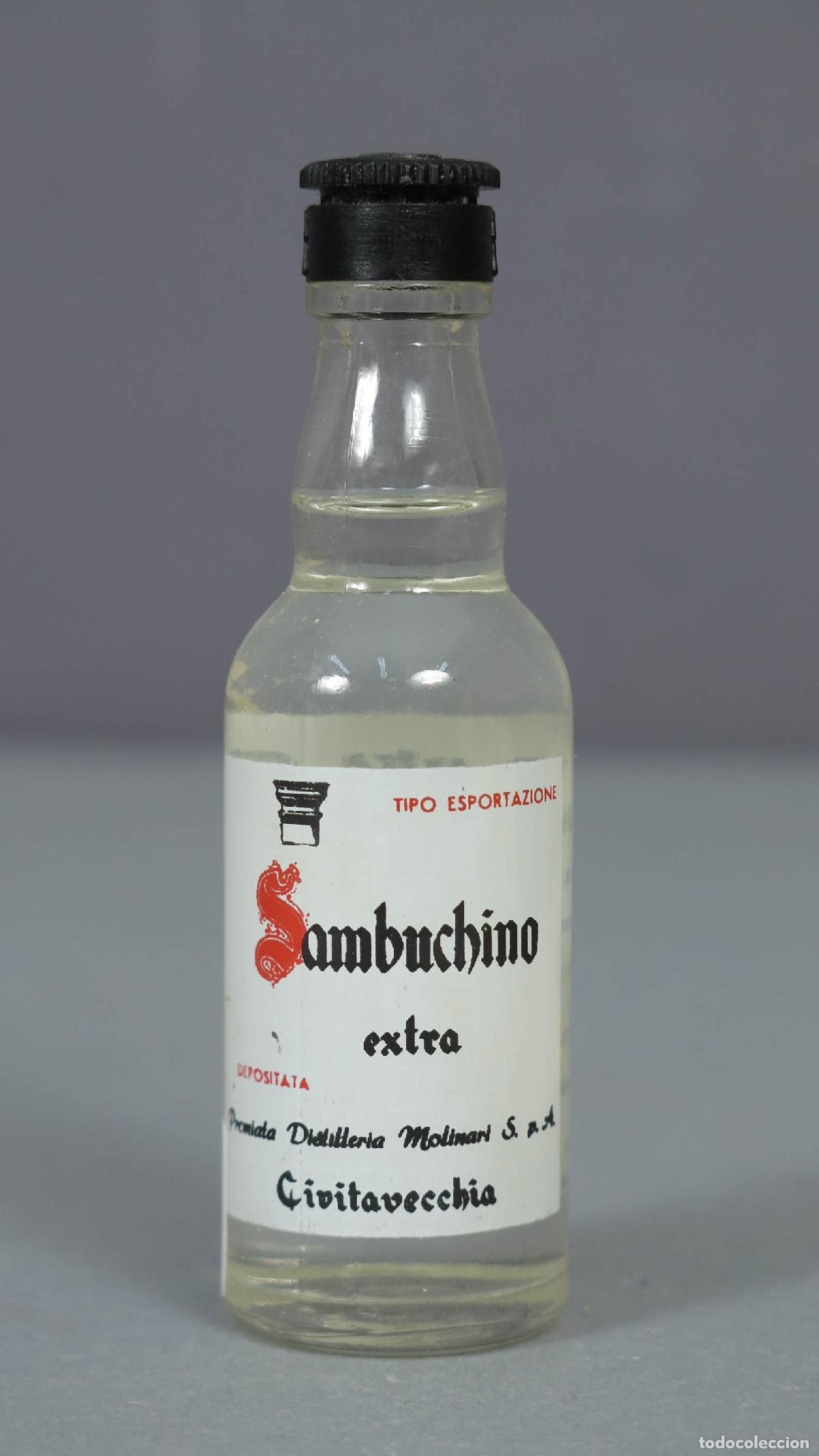 Botellas antiguas: BOTELLIN. SAMBUCHINO EXTRA - Foto 1