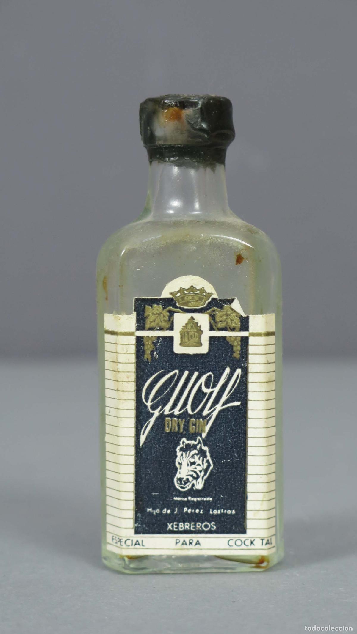 Botellas antiguas: BOTELLIN. GUOLF. XEBREROS - Foto 1