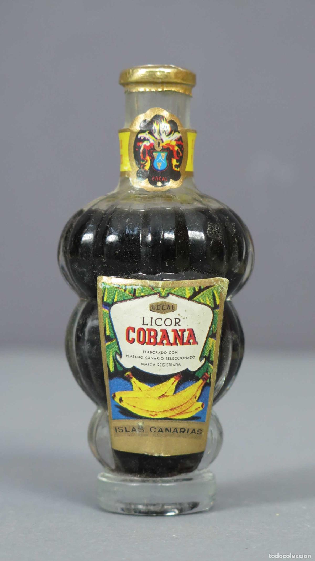 Botellas antiguas: BOTELLIN. LICOR COBANA - Foto 1