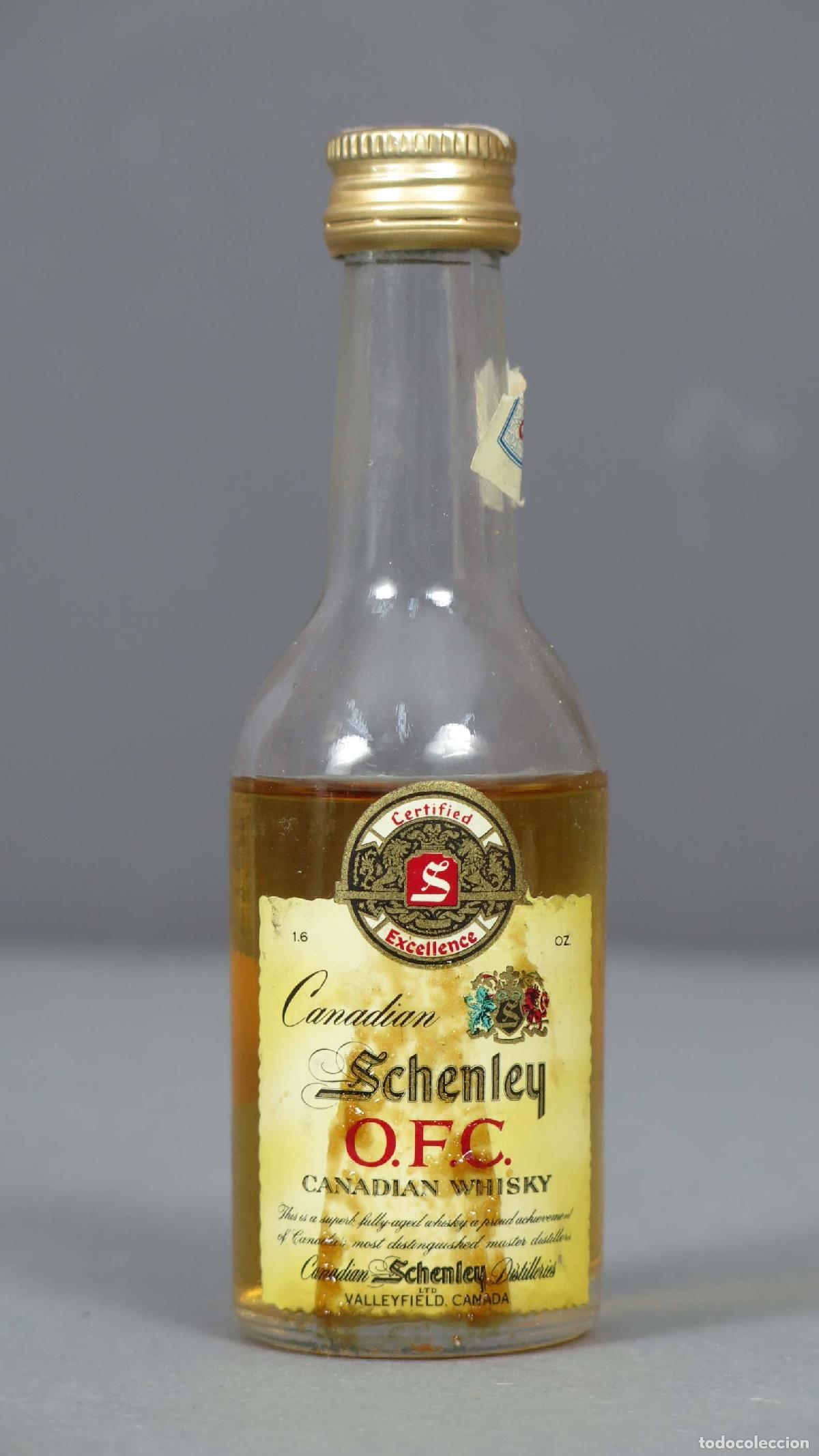 Botellas antiguas: BOTELLIN. SCHENLEY OFC - Foto 1