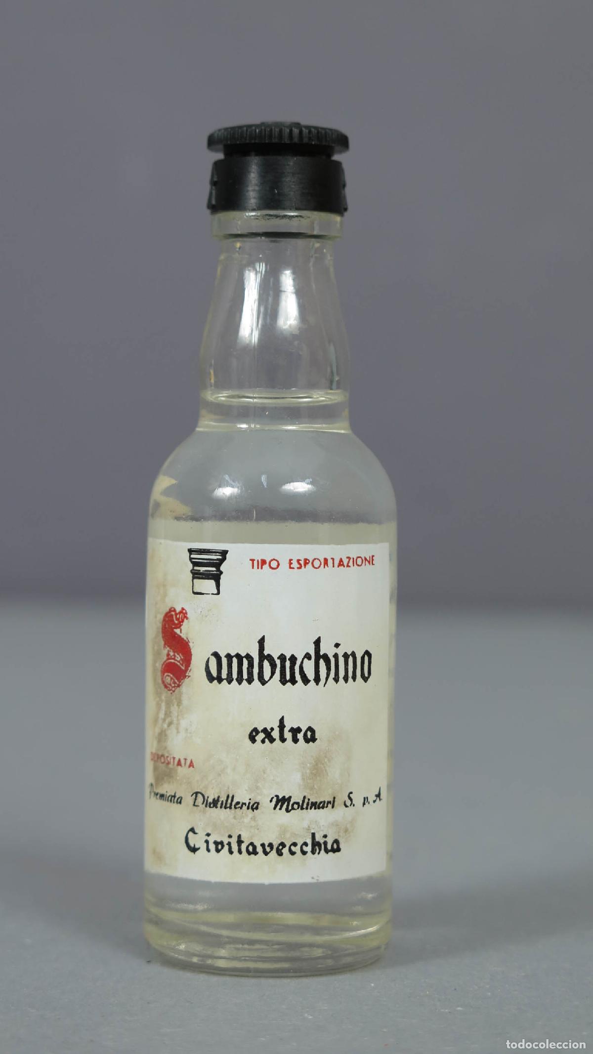 Botellas antiguas: BOTELLIN. SAMBUCHINO EXTRA - Foto 1