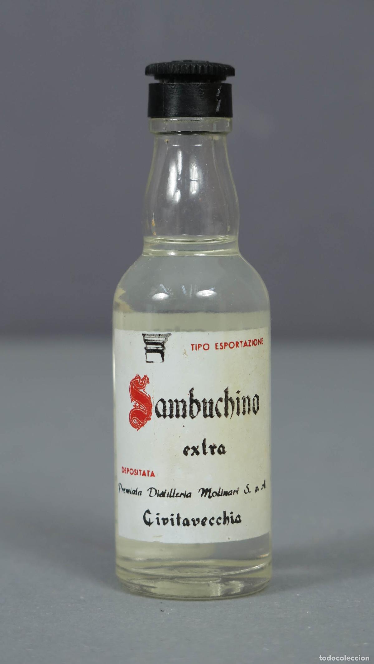 Botellas antiguas: BOTELLIN. SAMBUCHINOE XTRA - Foto 1