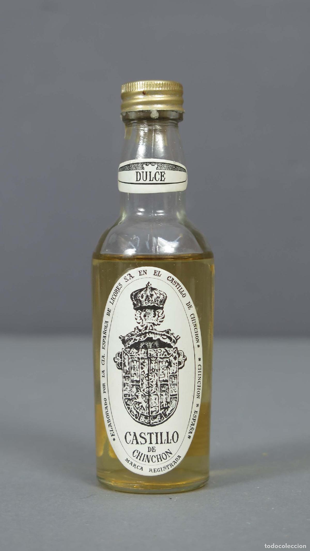 Botellas antiguas: BOTELLIN. CASTILLO DE CHINCHON - Foto 1