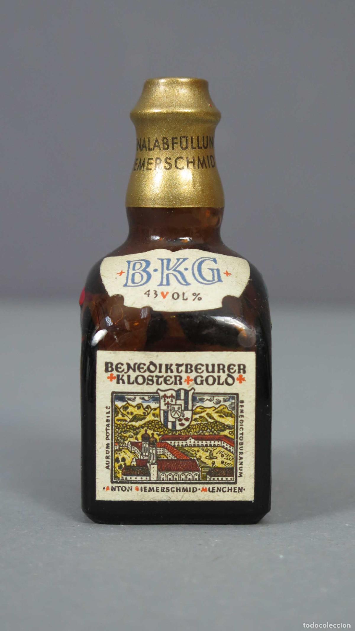 Botellas antiguas: BOTELLIN. BKG - Foto 1
