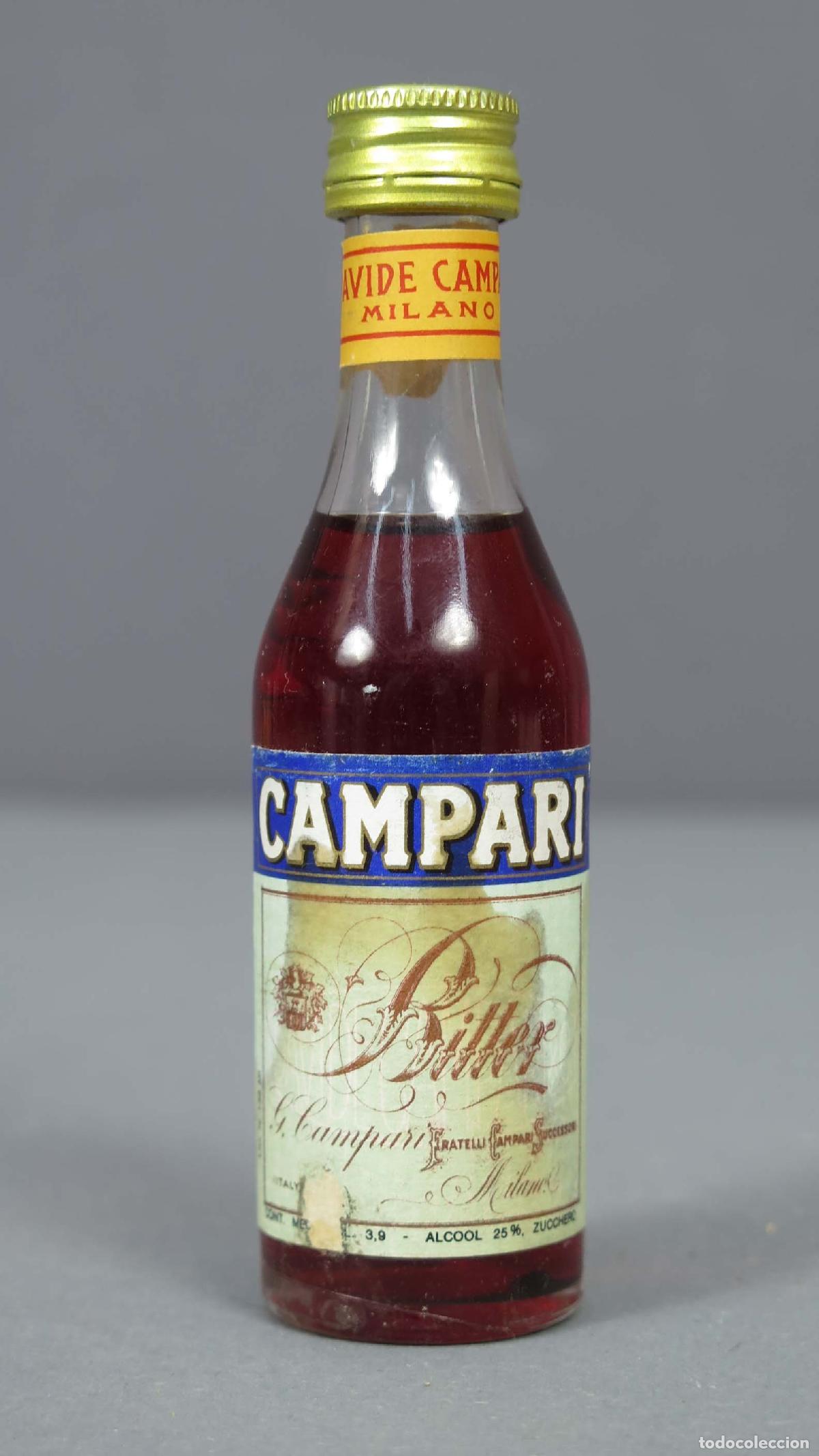 Botellas antiguas: BOTELLIN. CAMPARI - Foto 1