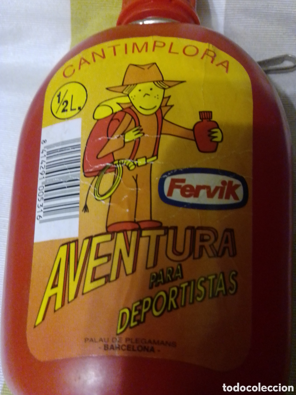 Botellas antiguas: CANTIMPLORA FERVIK 1/2L.-NUEVA - Foto 4