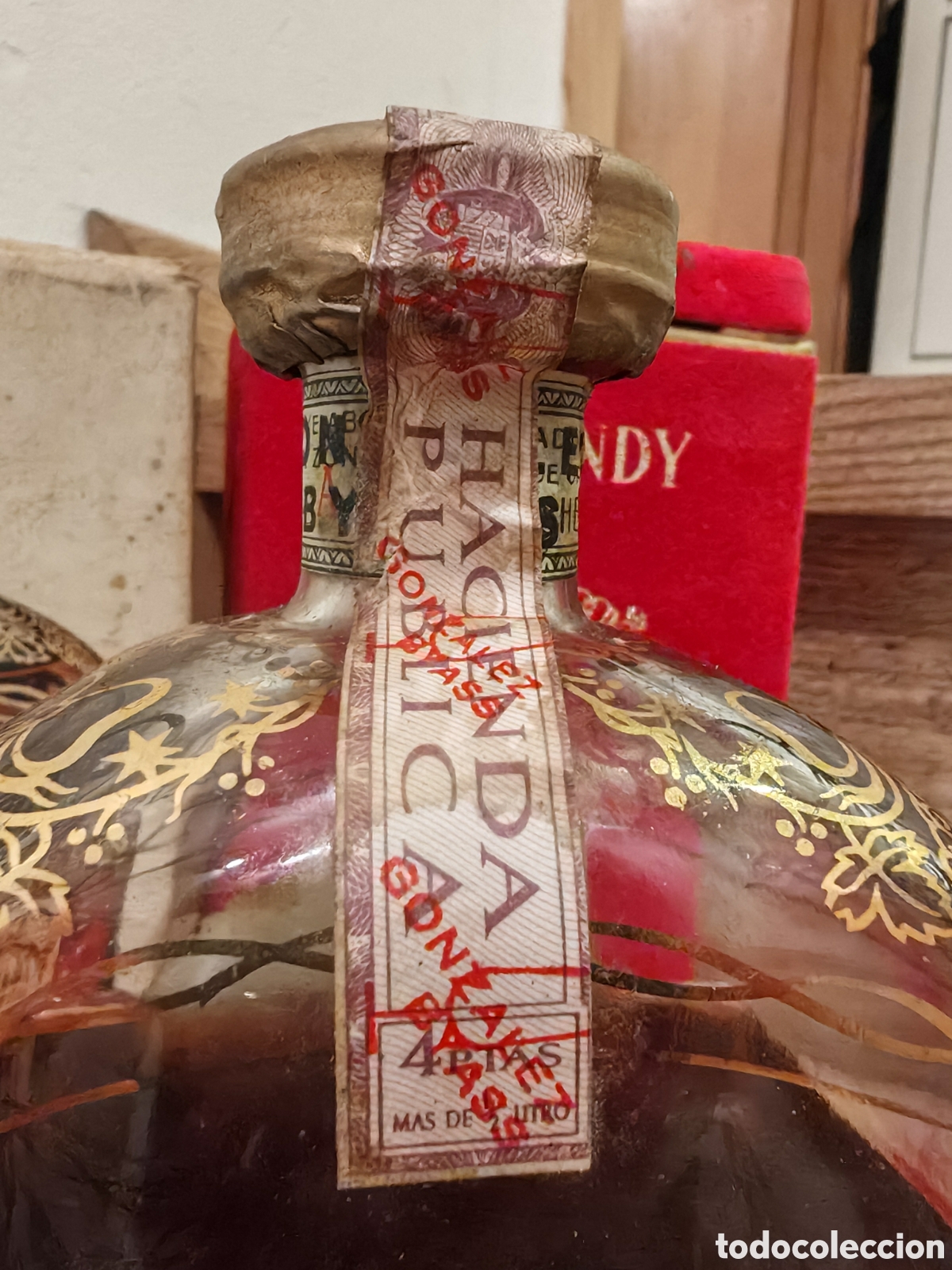 Botellas antiguas: Brandy LEPANTO de Gonzalez Byass - Foto 4