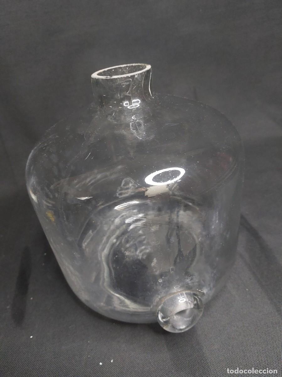 Botellas antiguas: Botella vidrio antiguo soplado - Foto 1